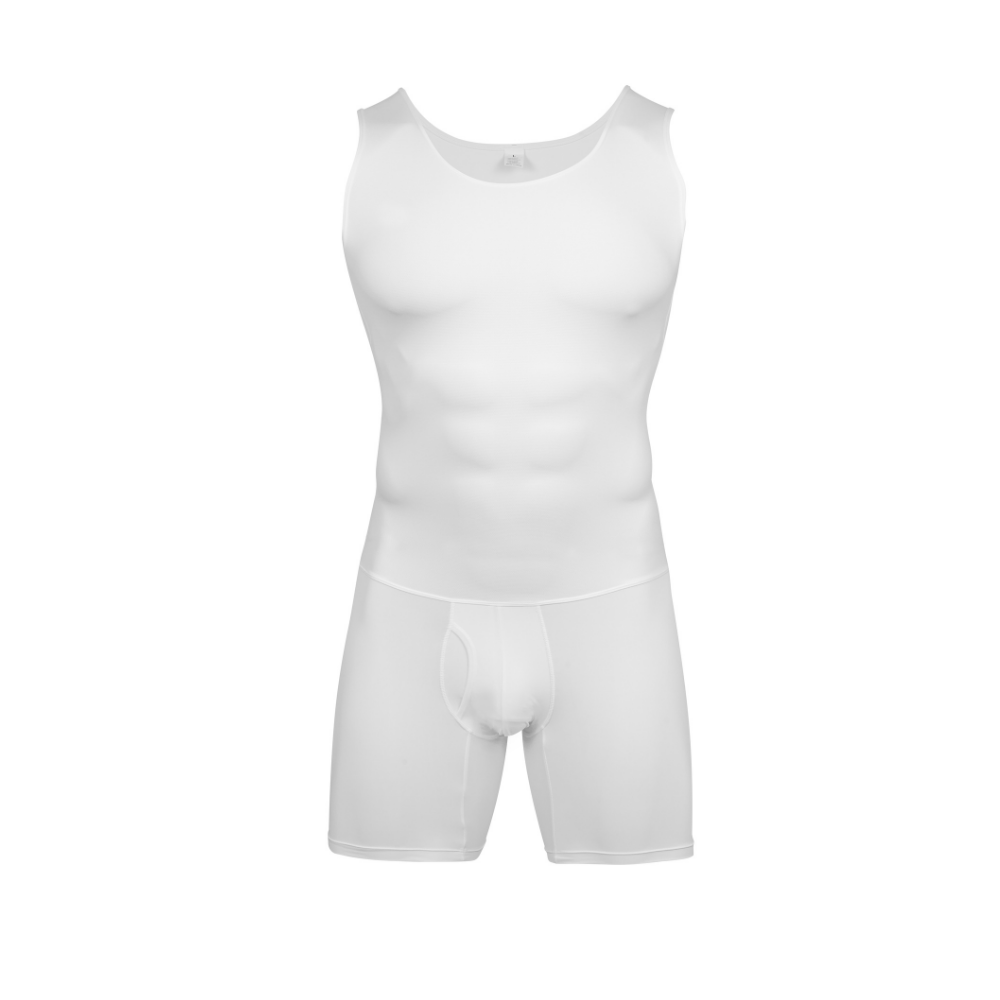 メンズシェイプウェアボディスーツ、お腹コントロールスリムシャ - Shapewear Bodysuit Firm のレビューと価格