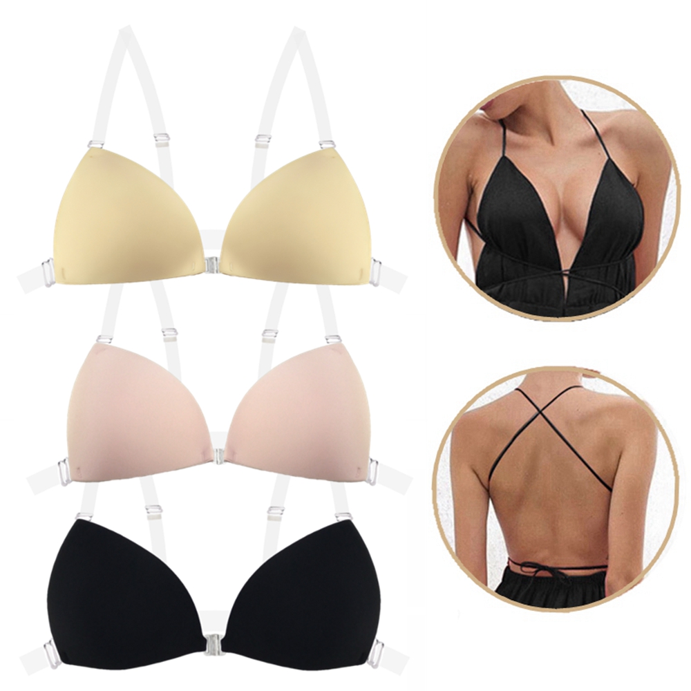女性用粘着ブラ、背中開きウェディングドレス用シリコン製プラン - Nipple Cover Pasties のレビューと価格
