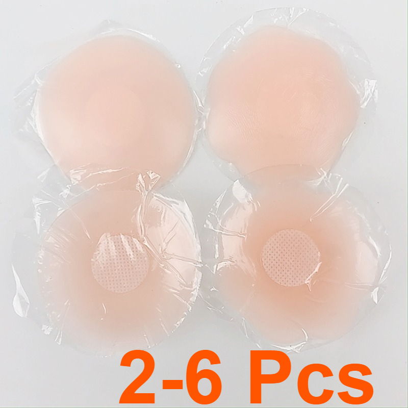 2-6 個女性シリコーン乳首カバー再利用可能な胸の花びらリフ - Nipple Cover Pasties のレビューと価格